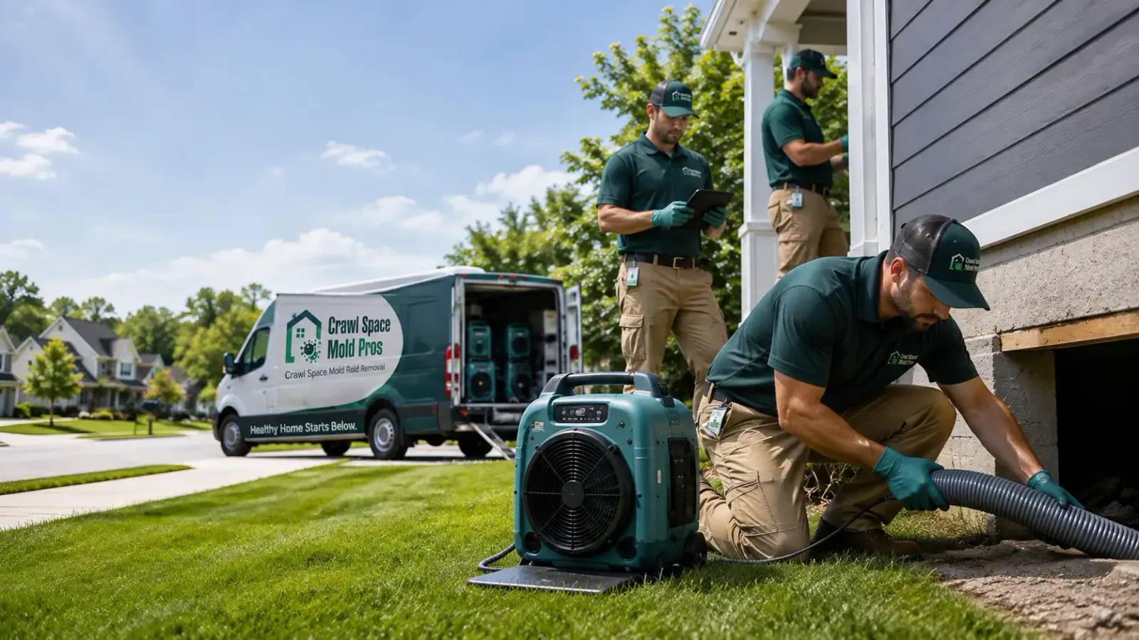 Crawl Space Mold Removal in Bayfield, WI